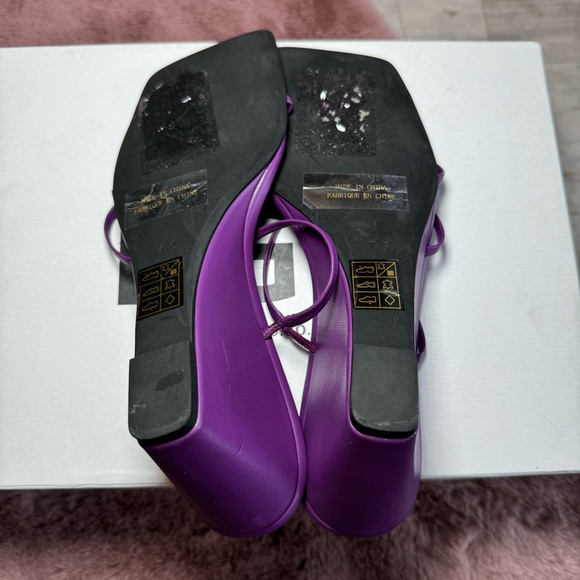 Jeffrey Campbell palate purple strappy wedges - Picture 5 of 6